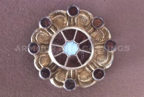 BOUCLE LOMBARDE / BROCHE, BRONZE, XVIE SIÈCLE