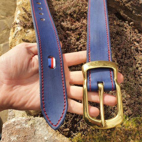 CZECH TRICOLOR, LUXURY LEATHER BELT