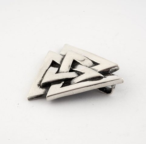 VALKNUT, SILVER VIKING PENDANT, AG 925