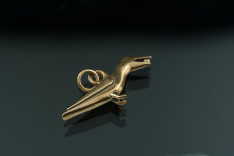 CROW, NORFOLK, ENGLAND, PENDANT, BRONZE
