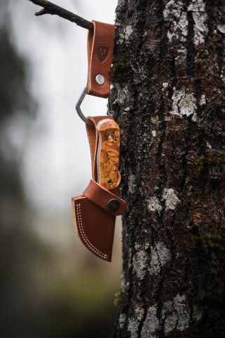 HELLE, GÜRTELCLIP FÜR MESSERSCHEIDE, BRAUN