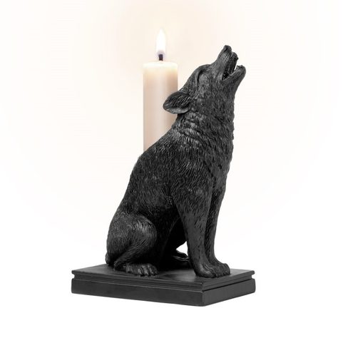 ULULA NOCTIS, WOLF, CANDLESTICK