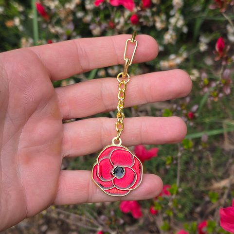 POPPY KEYRING