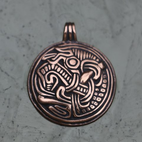 SLEIPNIR VIKING HORSE, AMULET SCANDINAVIA 10TH CENTURY, BRONZE