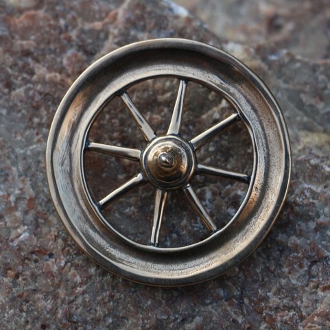 TARANIS WHEEL, BRONZE CELTIC REPLICA