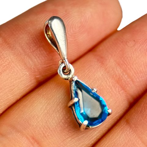 POLARIS - PENDENTIF, ARGENT, VERRE