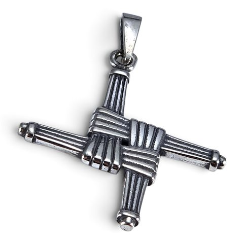 PENDENTIF CROIX DE BRIGITTE EN ARGENT 925