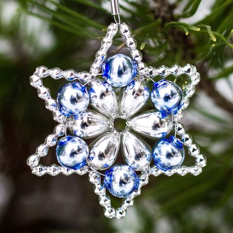 SNOW STAR, YULE DECORATION