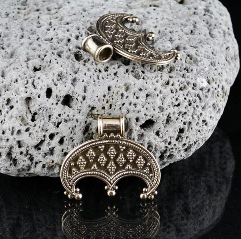 MORAVIA, LUNITSA, SLAVS, VIKINGS, PENDANT, BRONZE