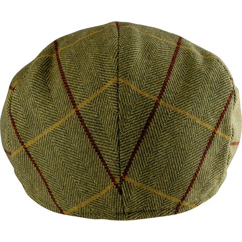 ENGLISH WOOL BLEND FLAT CAP TWEED