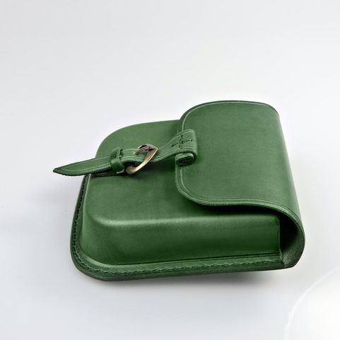 GENTLEMAN, LEATHER BELT BAG - GREEN