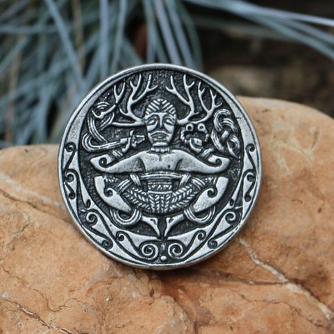 CERNUNNOS, GUNDESTRUP CAULDRON, TIN PENDANT