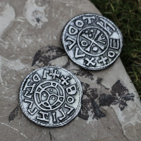 DENARIUS BOLESLAUS I, DUKE OF BOHEMIA, TIN REPLICA
