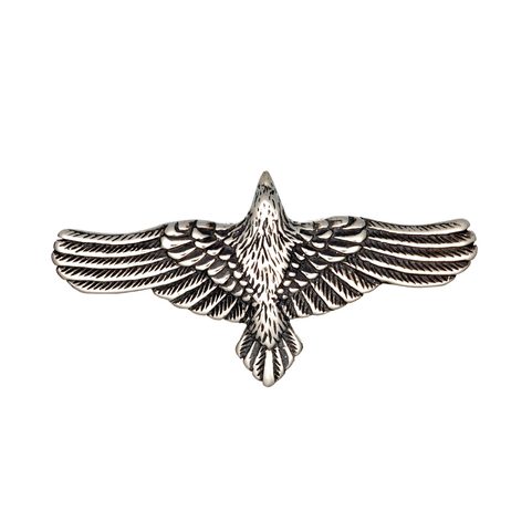 FLYING CROW - RAVEN PENDANT, STERLING SILVER