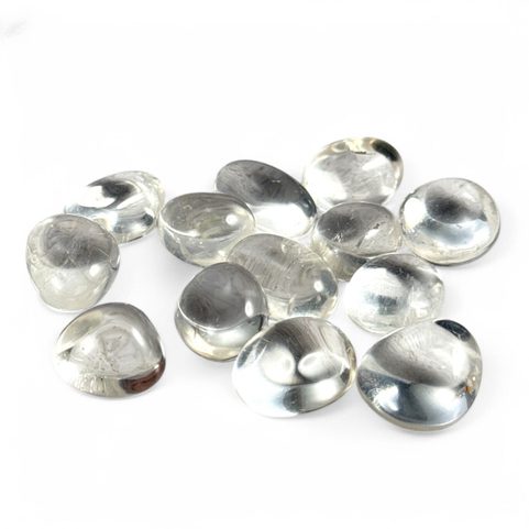 ROCK CRYSTAL, TUMBLED STONE