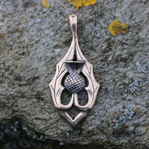 ALBA - SCOTTISH THISTLE, PENDANT, BRONZE