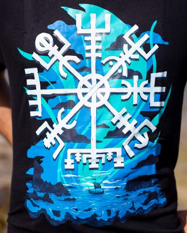 VEGVÍSIR, HERREN-T-SHIRT NAAV