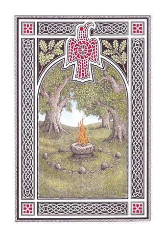 SACRED FIRE, PAGAN POSTER