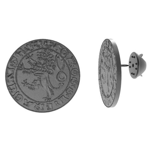 PRAGUE GROSCHEN, PIN, ZINC