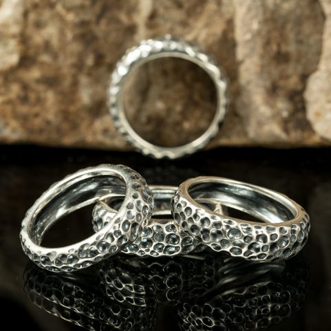 MEGALITH, STERLING SILVER RING