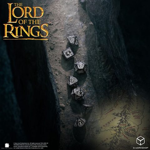 THE LORD OF THE RINGS: MORIA WÜRFELSET, GLOW IN THE DARK
