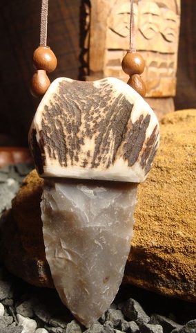 PALEOLITHIC KNIFE NECKLACE, DECORATION