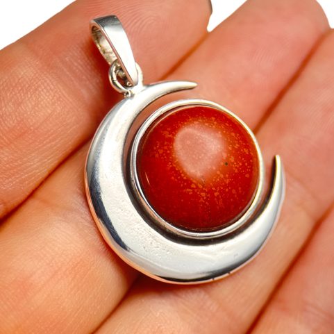LUNE ET SOLEIL, PENDENTIF, ARGENT