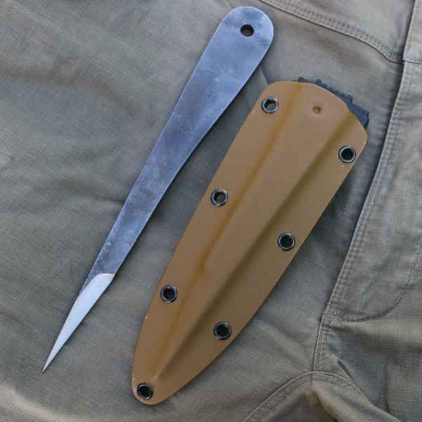 Tactical Kydex Sheath for TOP DOG throwing knife Desert Drakkaria Throwing knives Throwing