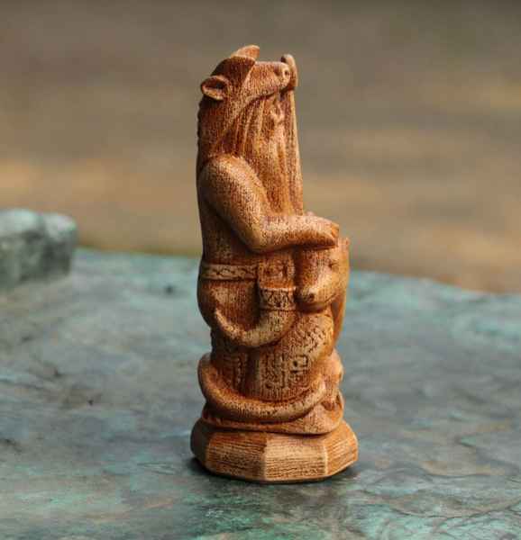 VELES, slawischen Gott der Tiere und Wälder, Statue Slawischen Statuen