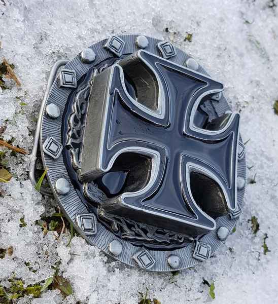 IRON CROSS, belt buckle custom made belts Leather Products