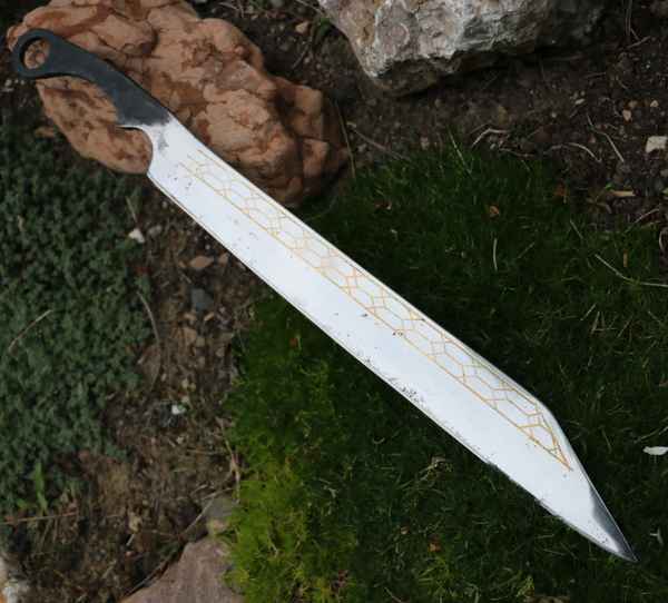 AUREUS forged Viking Seax Arma Epona saex knives, scramasax Weapons ...