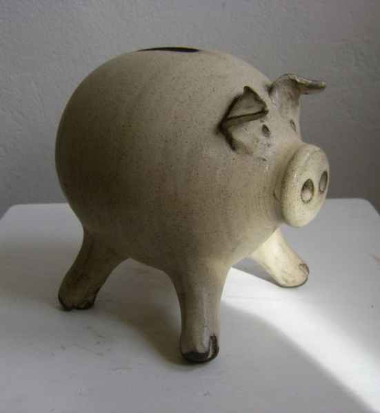 PIG ceramic money box Traditional Czech ceramics Ceramics, Glass