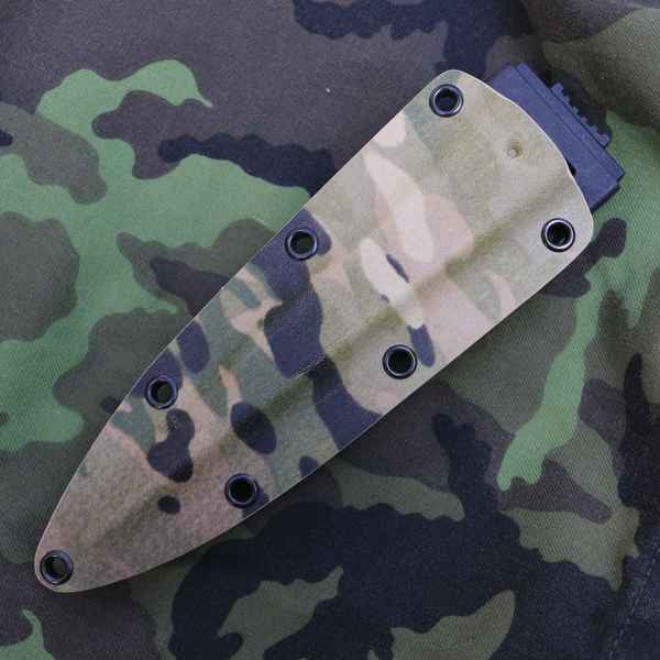 Tactical Kydex Sheath for TOP DOG throwing knife Multicam Drakkaria Sharp Blades throwing