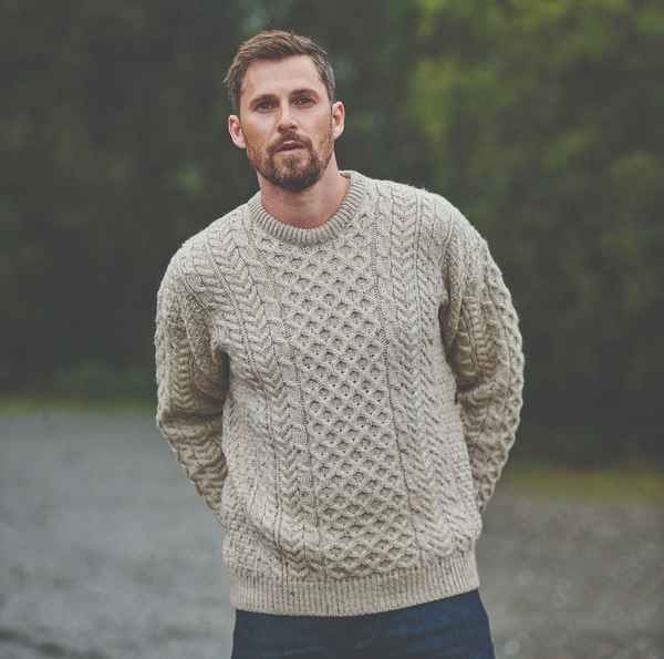 ARAN Wool sweater, Ireland men's woolen sweaters and vests Woolen ...