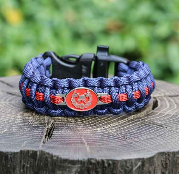 FIREFIGHTER Paracord Bracelet Wulflund