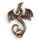WINGED DRAGON, bonze pendant