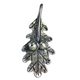 FEUILLE DE CHÊNE, pendentif en argent sterling