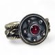 Argent sterling bague romain