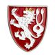 Czech Lion, historical emblem - badge, pin, enamel