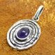 FOREST WELL, sterling silver pendant, amethyst