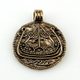 VIKING SHIP - bronze pendant