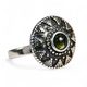 Großmährischer ring, Silber und Moldavit