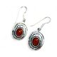 FLANN, sterling silver earrings with jasper