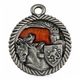 King of Iron and Gold - Premysl Otakar II, pendant, zinc, enamel