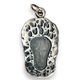 BEAR PAW, silver pendant