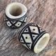 Viking Beard Ring, deer antler