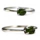 NESSIE, silver ring, peridot Ag 925/1000