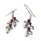 Cranberries, Earrings, silver