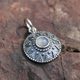 ISOLDA, Rainbow Moonstone, silver pendant