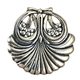 MUSCHEL, Prag Jugendstil, Juwelen Silber 925